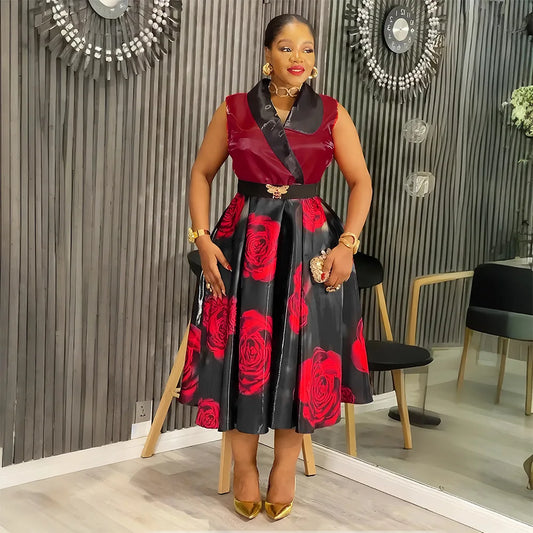 African Dresses For Women Muslim Fashion Abayas Boubou Dashiki Ankara Outfits Evening Gown Dubai Kaftan Abaya Robe Marocaine