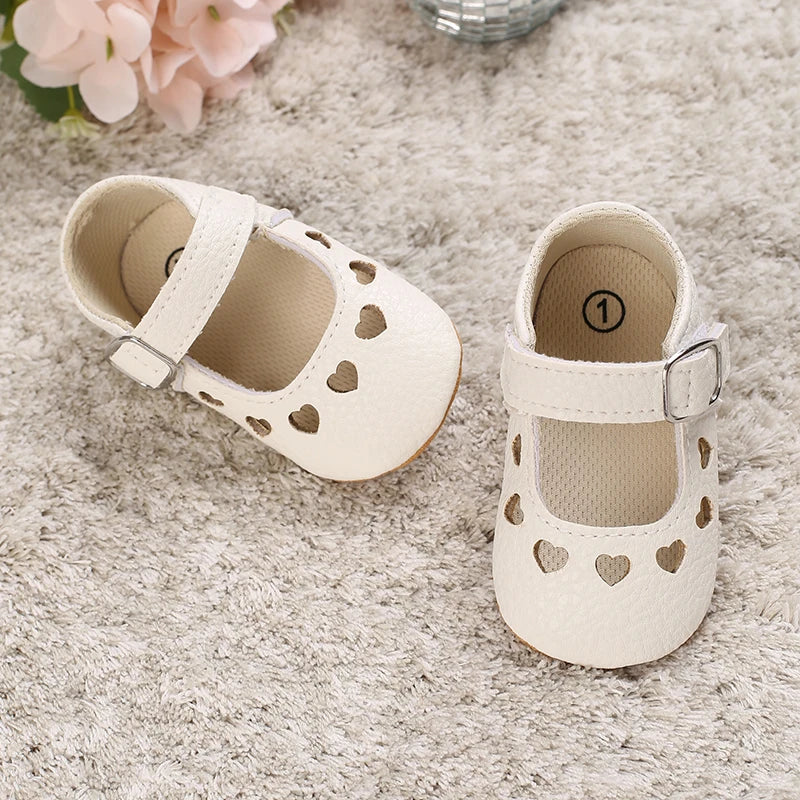 Cute White Lace Baby Girl Princess shoes  Baby Moccasins Moccs Shoes Bow Fringe Rubber Soled Non-slip Footwear Crib Shoes