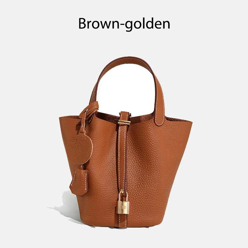 MENDY Women Bags Handbags Bucket Bag Real Leathe Fashion Tote Bag Genuine Leather Luxury Desginer Big Size Large Lady Hand Bags