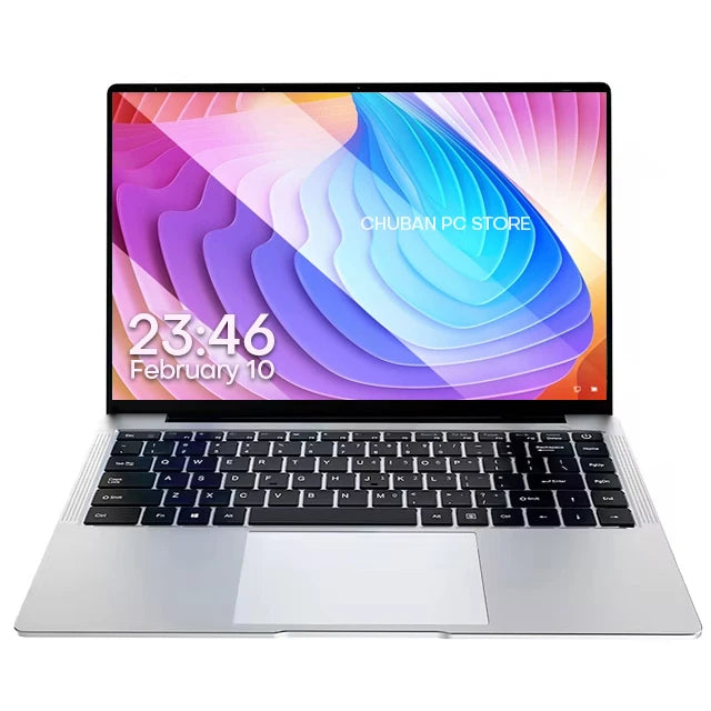 Laptop Computer Windows 11 Pro Intel Atom A3950 2025 Notebook PC 12GB RAM 512GB 1TB 2TB SSD 1920*1080P Office Study Computer
