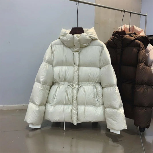 Women's Jacket 2025 New Winter Parkas Female Down Cotton Overcoat Hooded Casual Thick Warm Padded Short Coat Ladies Outwear Tops