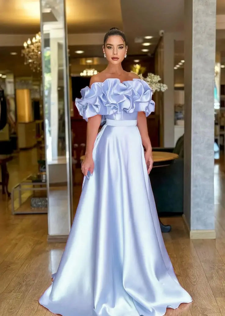 Modest Silk Taffeta Long Evening Skirt High Waist Floor Length A Line Formal Party Skirts Women Maxi Prom Skirt Custom NO TOP