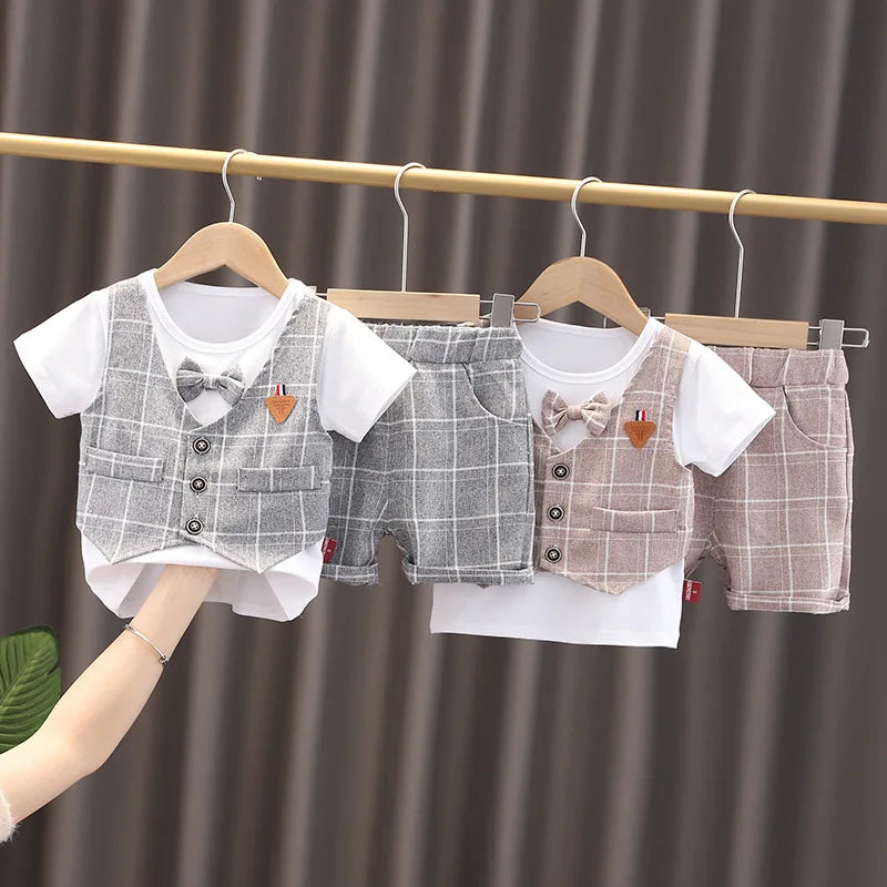 Summer Baby Girl Clothes Children Boys Fashion T-Shirt Shorts 2Pcs/Set New Toddler Casual Costume Infant Outfits Kids Tracksuits