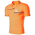 Men's Short Sleeve Polo Shirt – Slim Fit Solid Color Smart Casual Top
