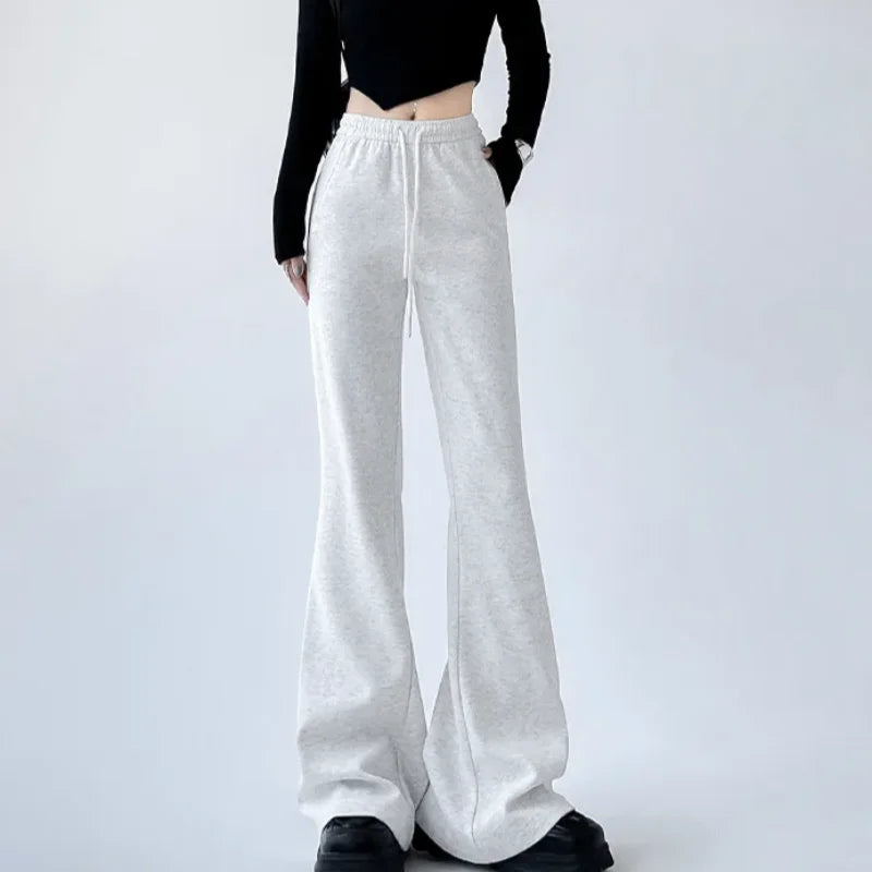 Elastic High Waist Women's Flare Pant Sexy Slim Leggings Yoga Lady's Trousers Wide Leg Pant Sportswear Boot Cut Pants Matching