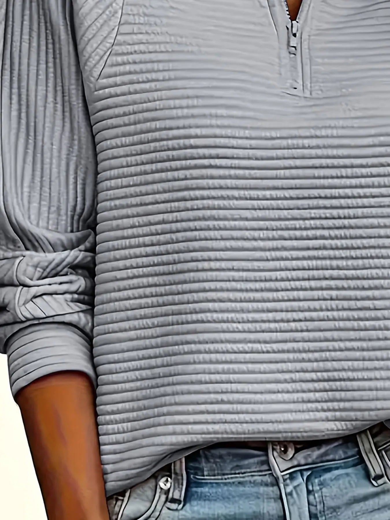 Women Plus Size Spring And Autumn Knitted Shirt