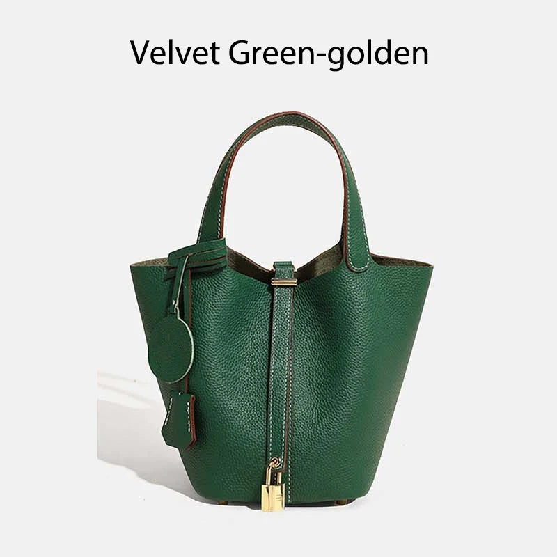 MENDY Women Bags Handbags Bucket Bag Real Leathe Fashion Tote Bag Genuine Leather Luxury Desginer Big Size Large Lady Hand Bags