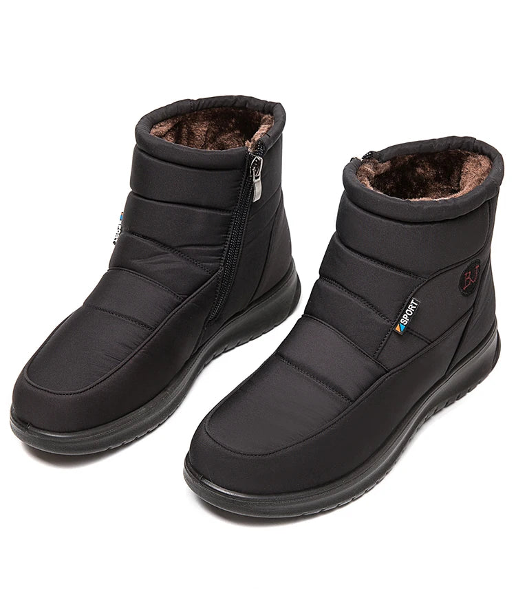Women's Boots 2024 Ankle Boots For Women Shoes Winter Botines Warm Fur Snow Boots Waterproof Winter Botas Mujer Combat Boot