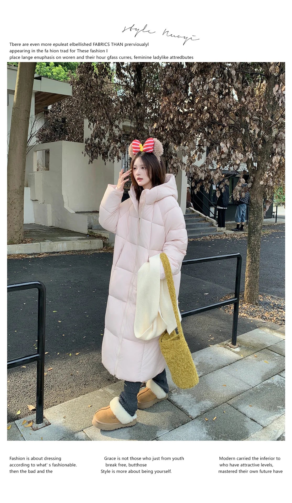 Long Coats Parkas Women Loose Zipper Hooded Jacket Thick Warm Casual Full Sleeve Elegant Spliced Jackets Autumn Winter