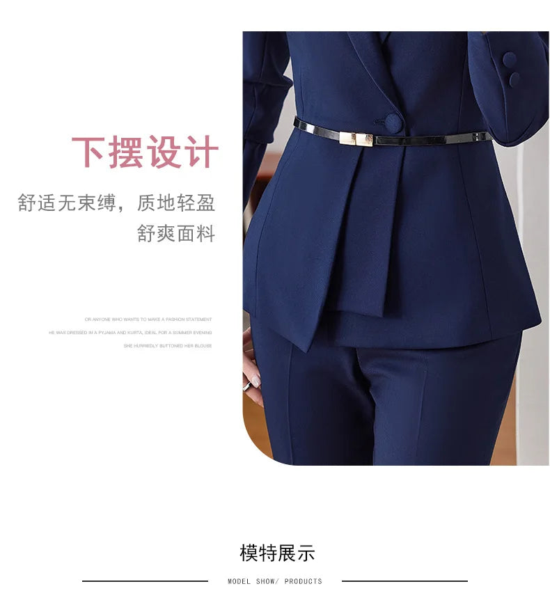 elegant Women Solid Suits