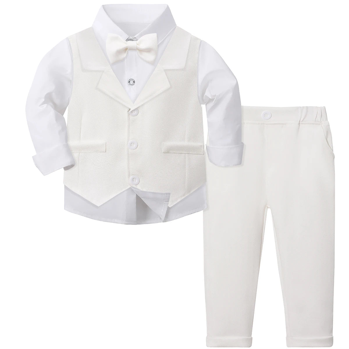 Toddler Suit Baby Boys Easter Outfit kids Christening Baptism Set Formal Wedding Birthday Party Gift Chirtmas Halloween Tuxedo