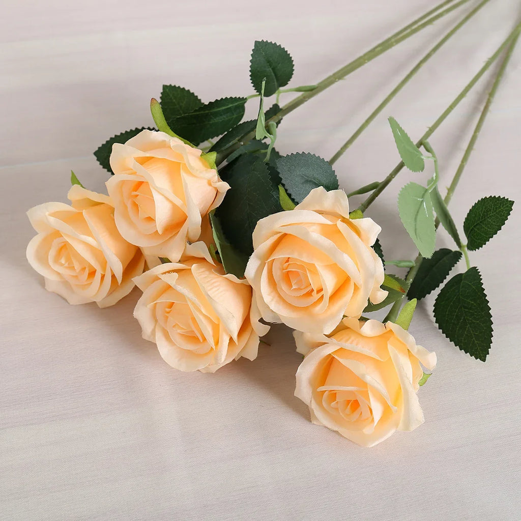 Artificial Roses Flowers Wedding Procional Flower Arch Decor Handheld Baund Wall Flower Bouquet Home Decor Accories