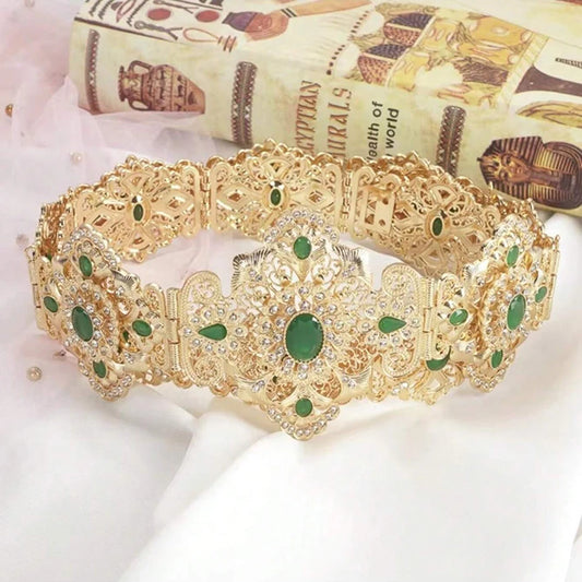Moroccan metal belt ethnic wedding jewelry Algerian long-distance dress body chain bride belt wedding gift
