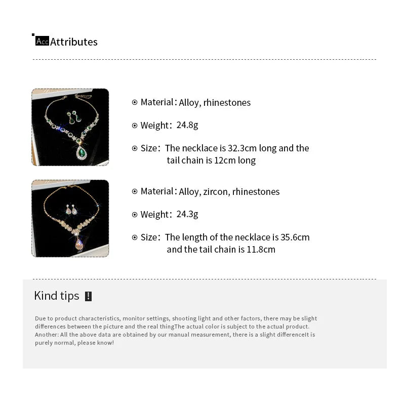 Dress Jewelry necklace Set