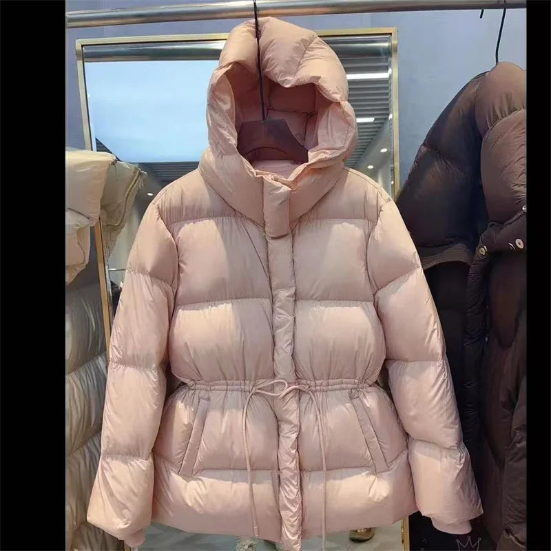 Women's Jacket 2025 New Winter Parkas Female Down Cotton Overcoat Hooded Casual Thick Warm Padded Short Coat Ladies Outwear Tops