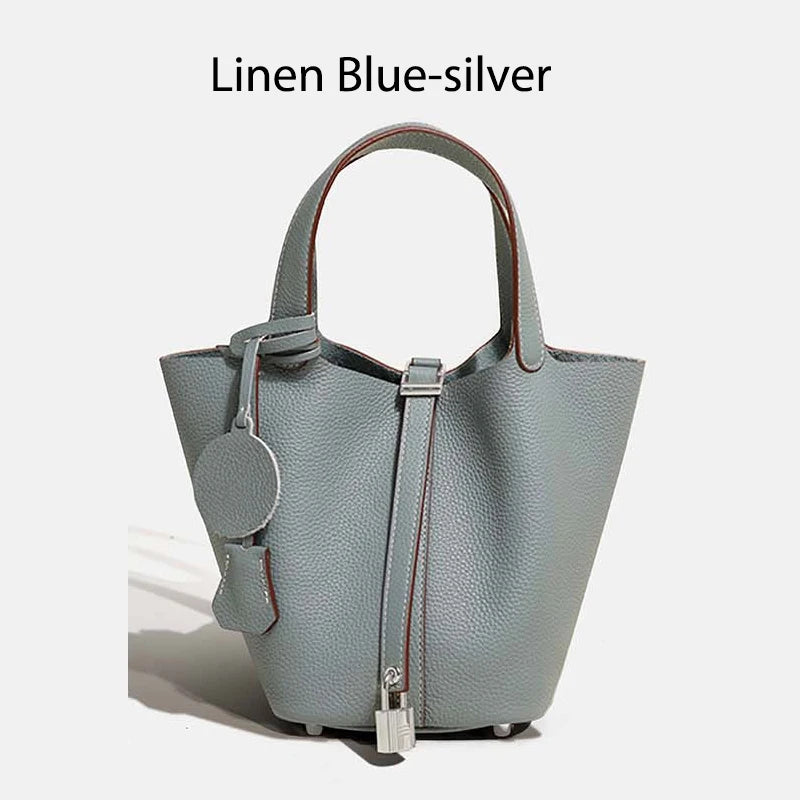 MENDY Women Bags Handbags Bucket Bag Real Leathe Fashion Tote Bag Genuine Leather Luxury Desginer Big Size Large Lady Hand Bags