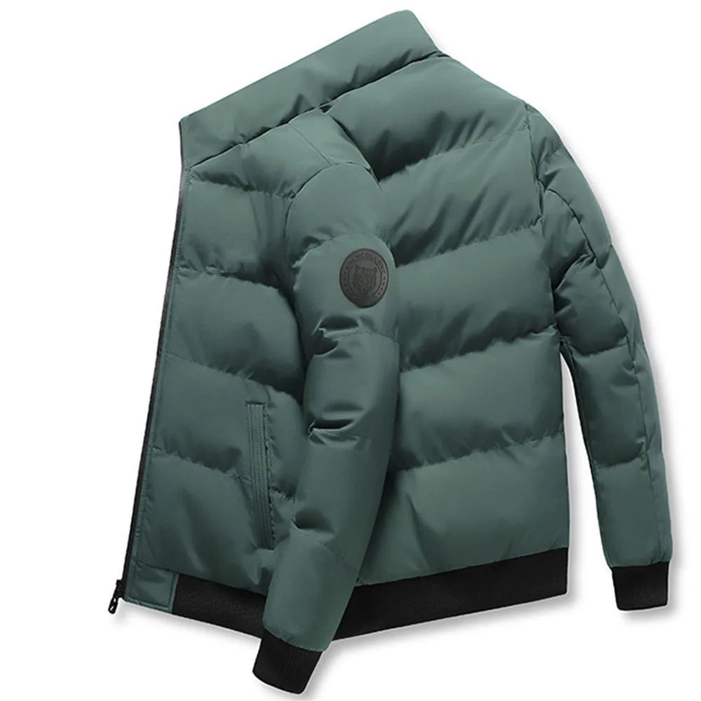 Mens Winter Jackets and Coats Cotton Outerwear Clothing 2024 New Parkas Jacket Men's Windbreaker Thick Warm Male M-5XL