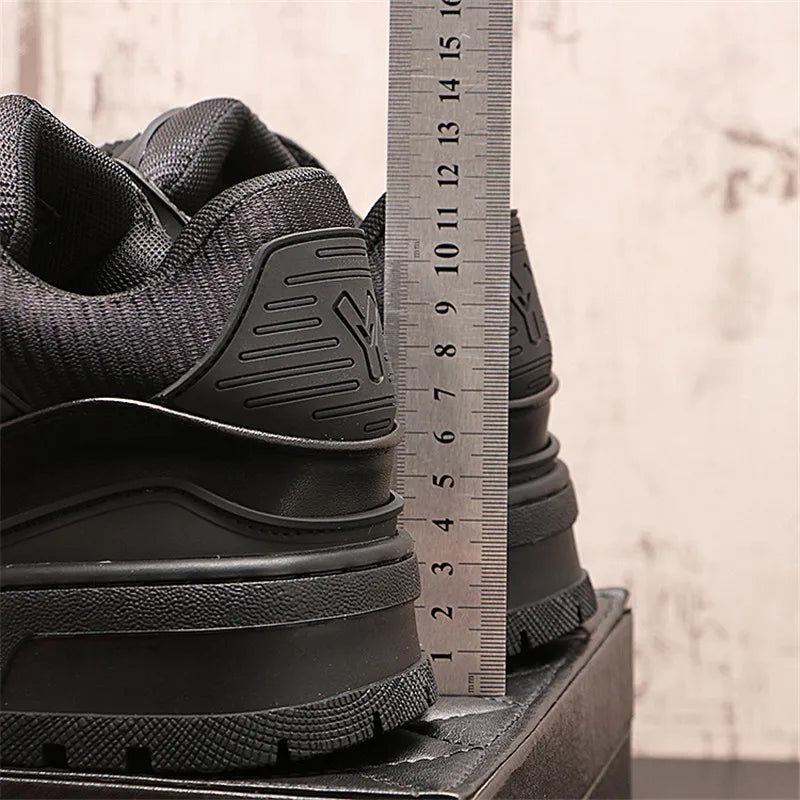 England Style Dress Wedding Party Shoes Fashion Designer Non-slip Leather Breathable Casual Business Men Sneakers T80