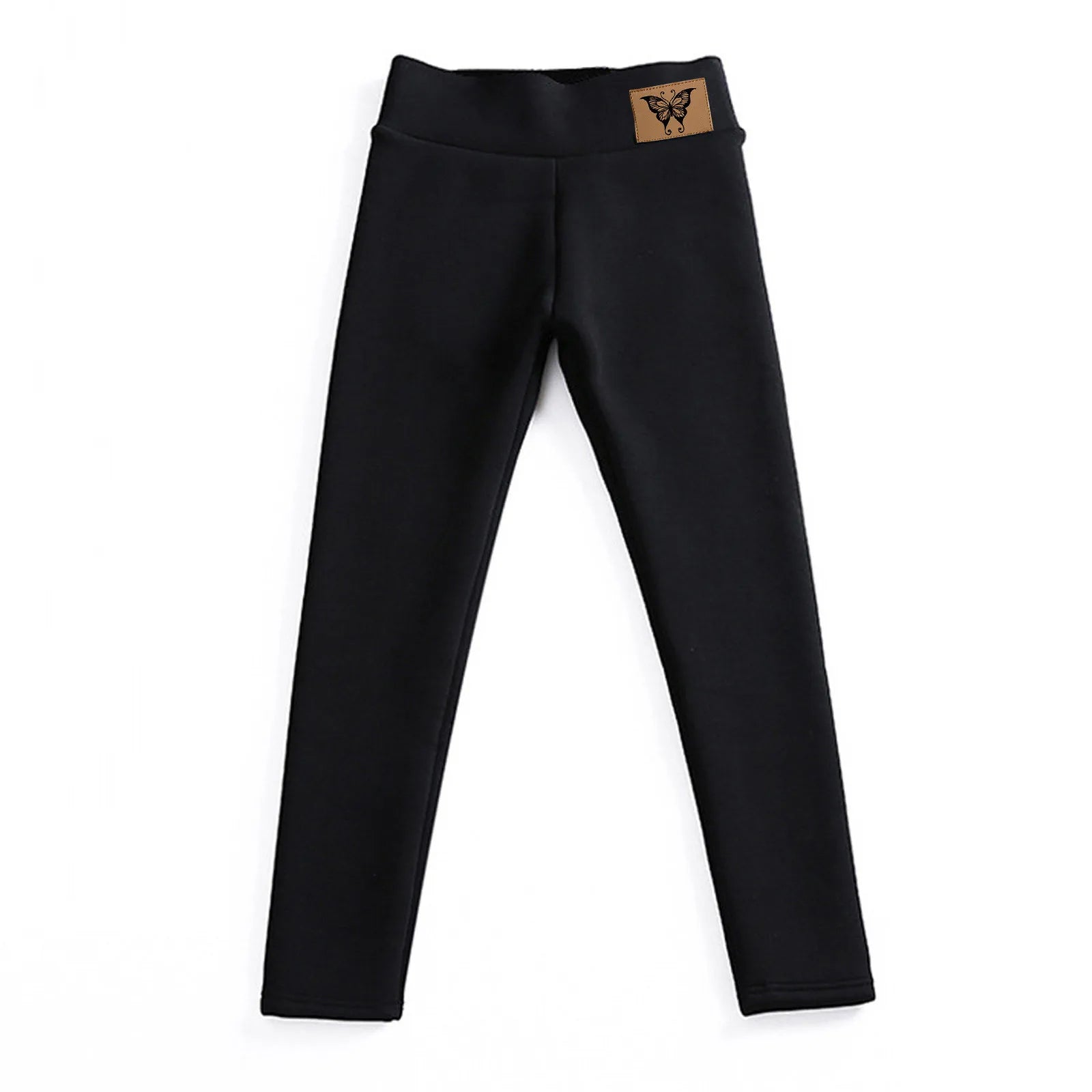 Winter Women Leggings Fleece Lined Velvet Keep Warm Pants High Waist Leggings Solid Color Comfortable Stretchy Thermal Trousers
