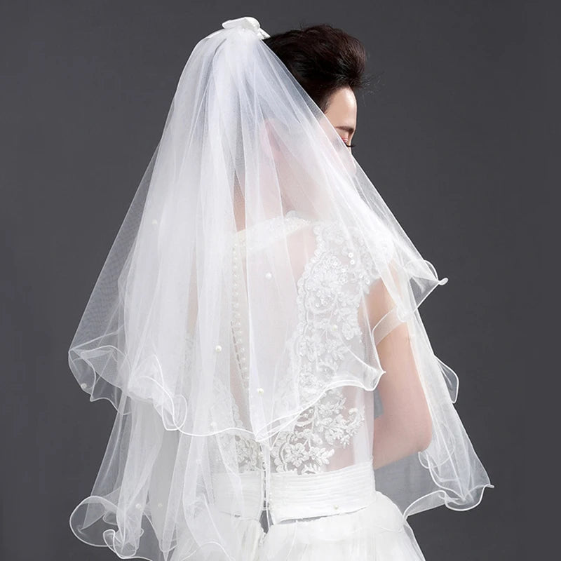 Short Wedding veil