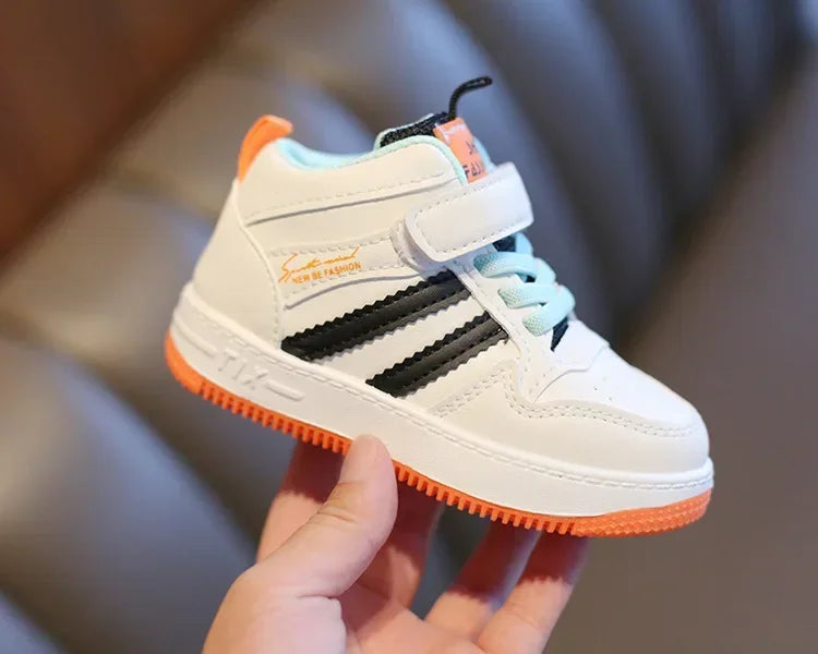 Size 21-32 Children Anti-slip Wear-resistant Casual Shoes Girls Boys Kids Soft Sole Toddler Shoes Baby Breathable Sport Sneakers