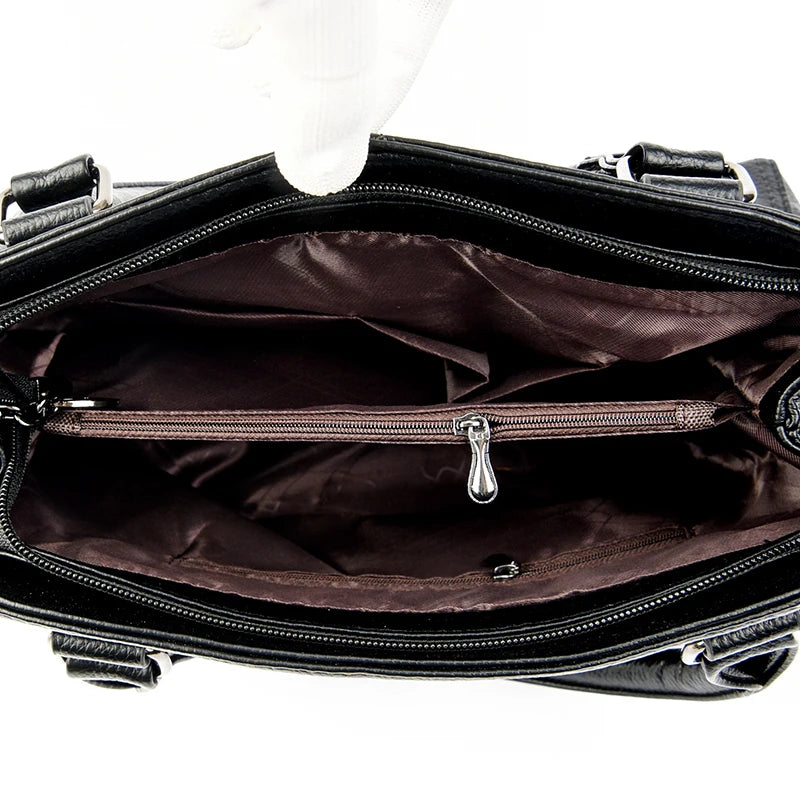 Luxury Handbags Woman Bags Designer Big Shoulder Bags for Women's 2024 Trendy Large Capacity Ladies Leather Hand Casual Tote Bag