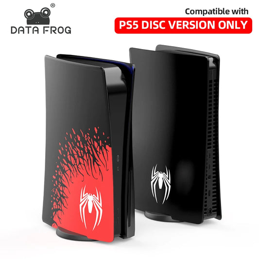 Data Frog Premium ABS Replacement Shell Accessories for PS5 Protective Cover Hard Faceplate Fit for Playstation 5 Disc Version