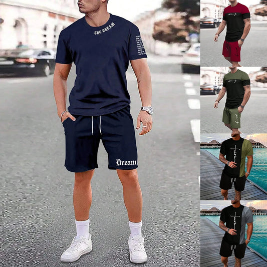 Popular Men S Casual Suit Oversized Loose Sweat Wicking Lightweight Non Damaging To The Skin Wear Resistant And Non Pilling