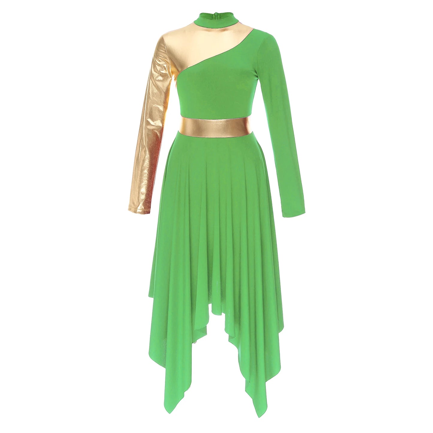 Women Worship Robe Lyrical Praise Dance Costume Modern Dress Adults Liturgical Celebration of Spirit Dancewear Performance Dress