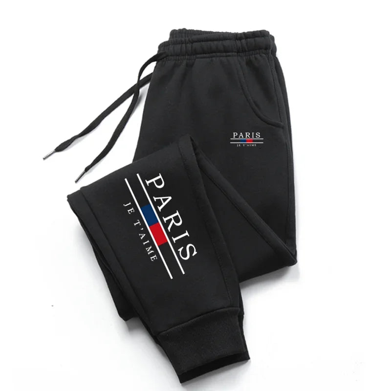 2024 men's fashion luxury brand autumn and winter new men's pants sports jogging fitness running pants Harajuku street wei pants