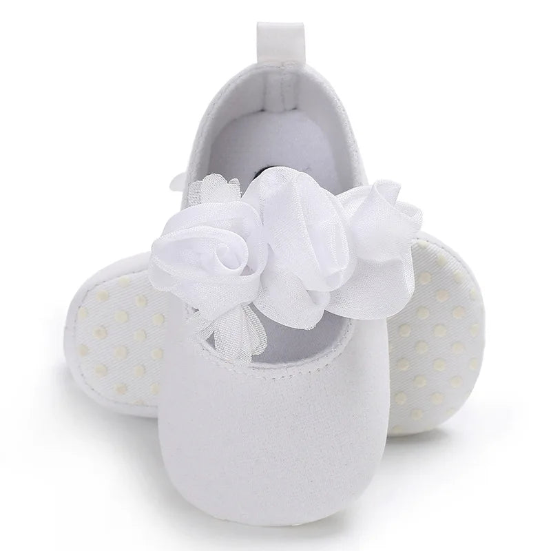 Infant Newborn Soft Sweet Mary Jane Baby Shoes Kids Wedding Party Dress Footwear Children Princess First Walker Baby Girl Shoes