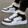 YRZL Mens Sneakers Autumn High Top Shoes Lightweight Non Slip Skatebaord Shoes Unisex Casual Sports Shoes for Man
