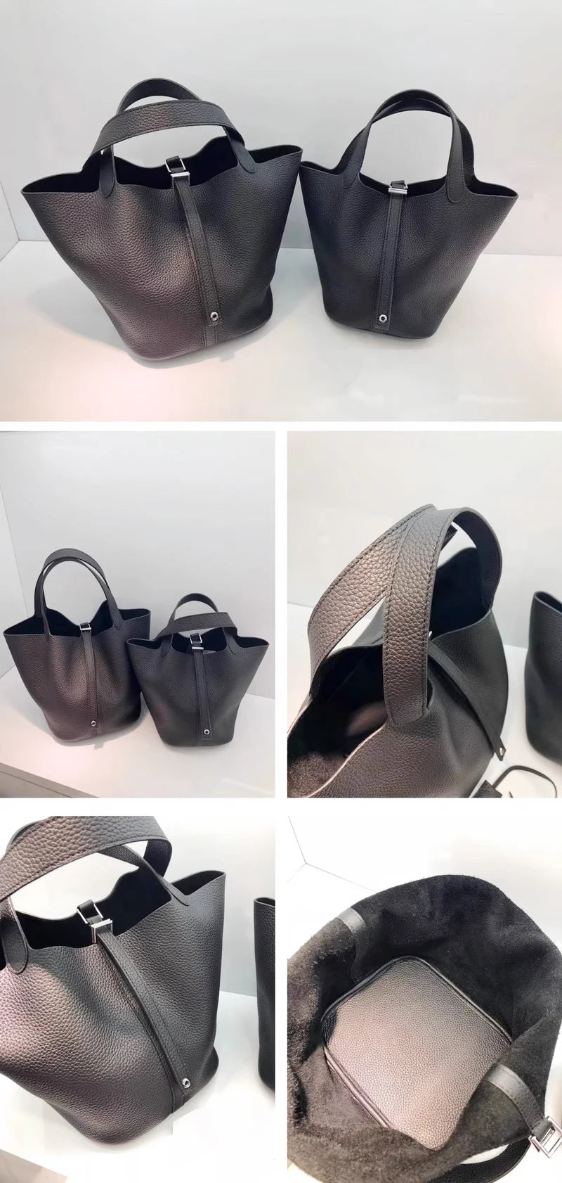 MENDY Women Bags Handbags Bucket Bag Real Leathe Fashion Tote Bag Genuine Leather Luxury Desginer Big Size Large Lady Hand Bags