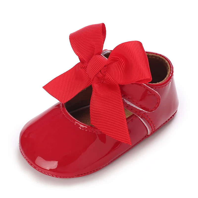 Cute White Lace Baby Girl Princess shoes  Baby Moccasins Moccs Shoes Bow Fringe Rubber Soled Non-slip Footwear Crib Shoes