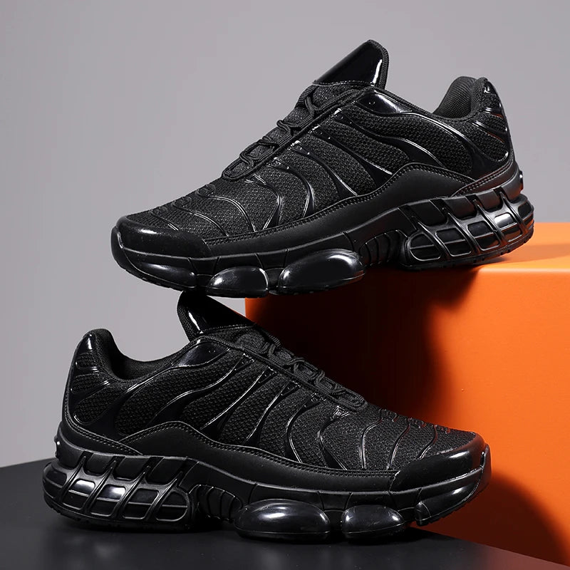 Men Running Shoes Fashion Cushioned Non-Slip Comfort Outdoor Running Youth Sports Shoes Classic Fitness Training Sneakers