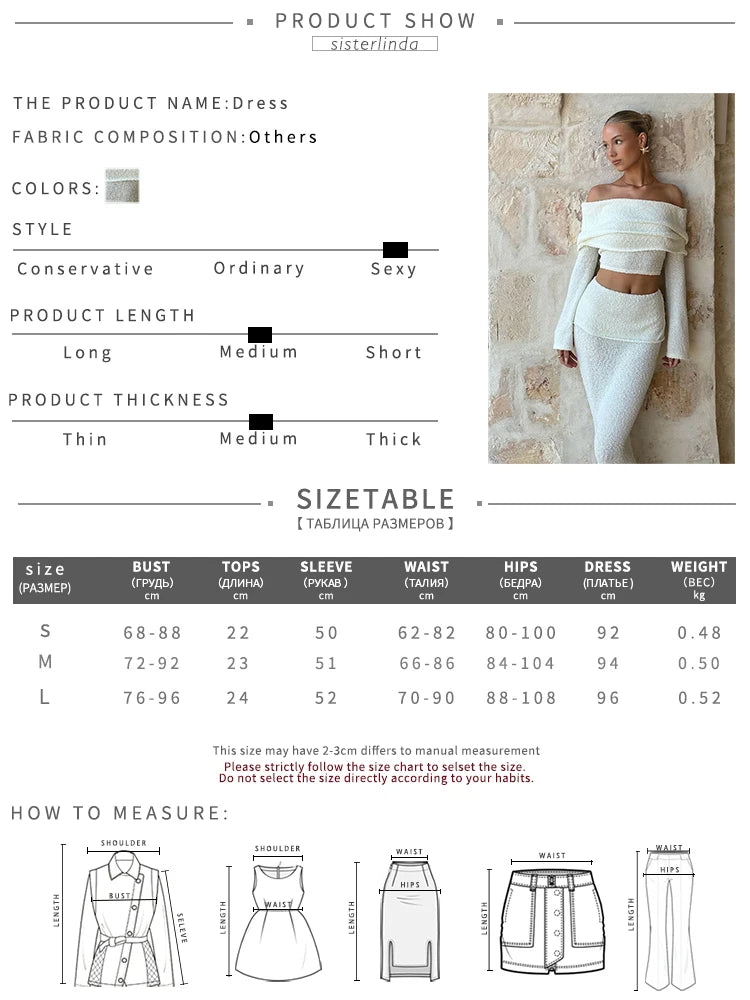 Sisterlinda Summer Release Junior Sexy Floor-Length High Street Skirt Suit W24S52557 Girl White Waist Exposure Fishtail Skirt