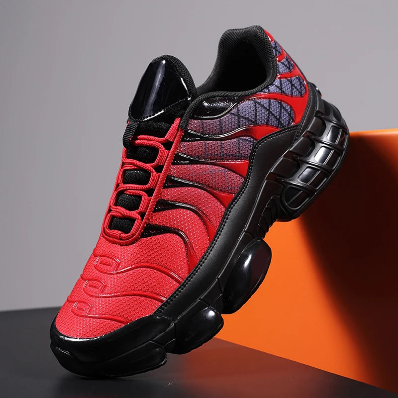 Men Running Shoes Fashion Cushioned Non-Slip Comfort Outdoor Running Youth Sports Shoes Classic Fitness Training Sneakers