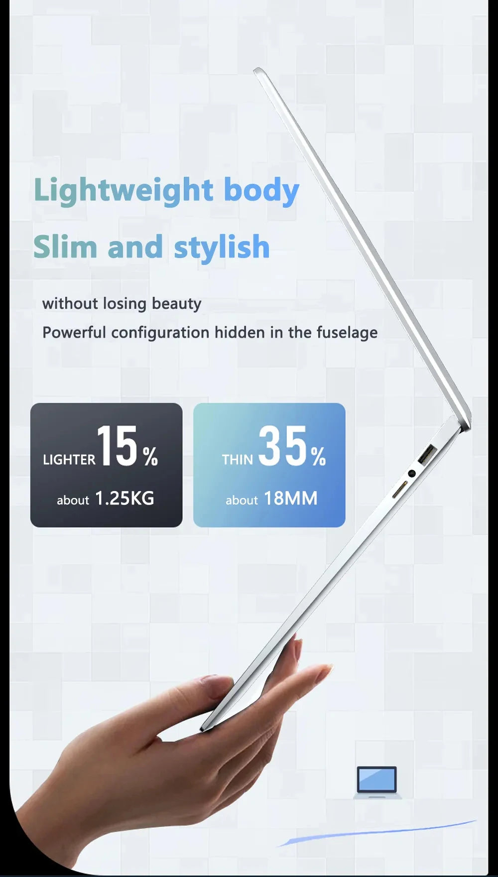 14.1 inch Laptop Computer Portable Windows 11 Pro Core i7-7500U Notebook 12GB RAM 1TB 2TB SSD Office Study Laptops