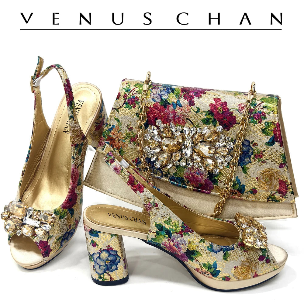 Wedding Bigger Size Thick Heel Shoes