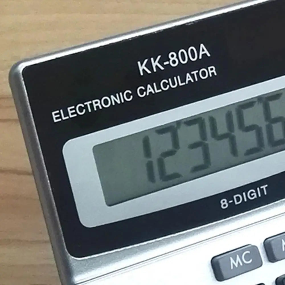KK-800A Electronic Calculator Multifunctional Large Display Finance 8 Digits Desktop Calculator Office Supplies