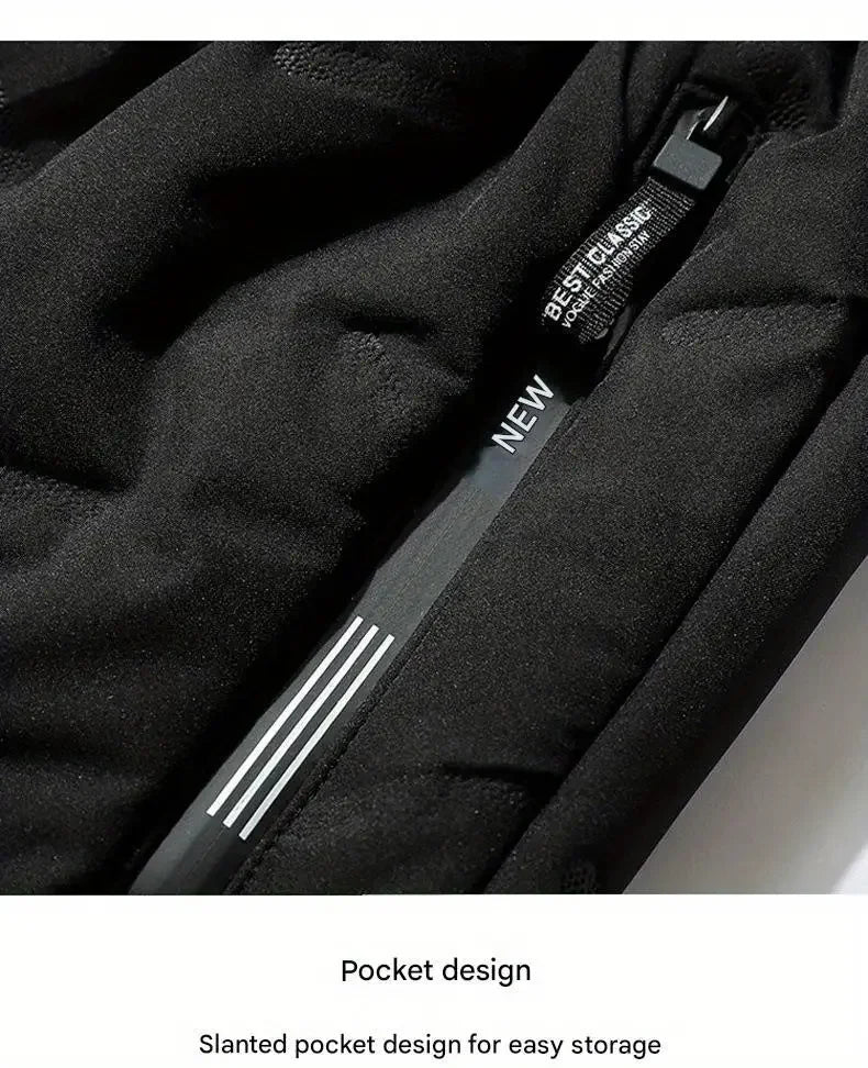 Winter Sweatwear Men Plush Thick Fleece Sweatpant Lambswool Thermal Trousers Casual Pants Waterproof Windproof Warm Cotton Pants