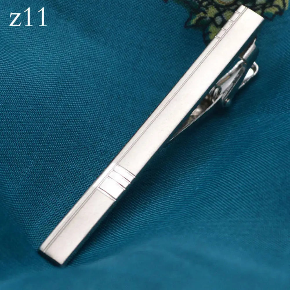 Men Metal Silver Gold Simple Necktie Tie Bar Clasp Clip Clamp Pin Men Stainless Steel For Business Ma Necktie Tie Clasps Fashion
