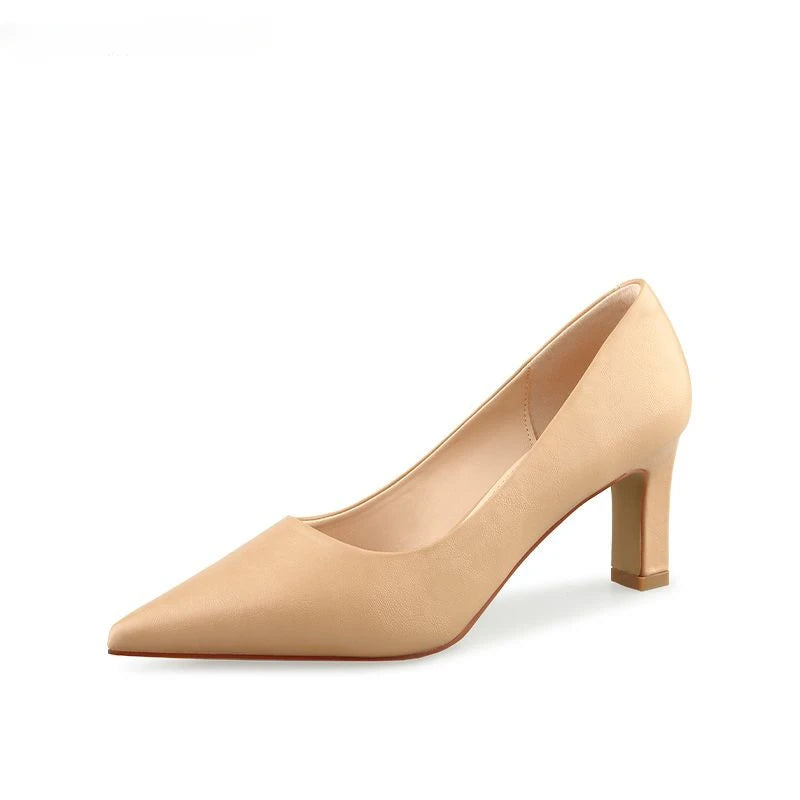 Sexy Shoes For Women Wedding Bride Shoe On Heeled Pumps Woman Black Pointed Toe High Heels 39 Young Casual Social Premium