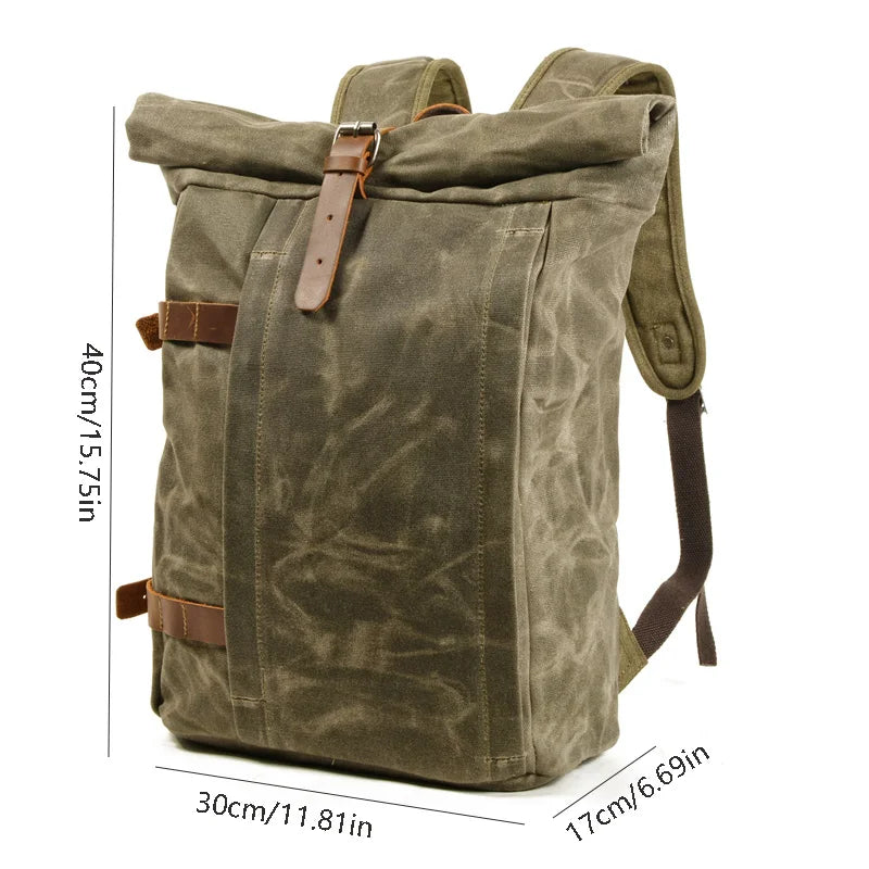 Outdoor backpack leisure fashion trend college student bag computer bag men's motorcycle backpack tide female mountaineering bag
