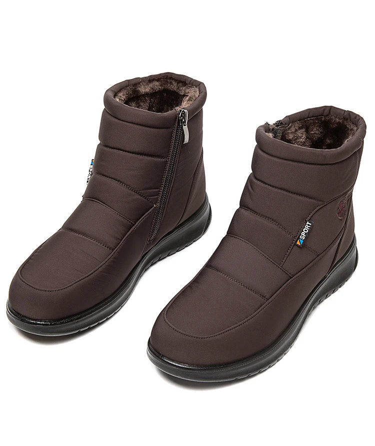 Women's Boots 2024 Ankle Boots For Women Shoes Winter Botines Warm Fur Snow Boots Waterproof Winter Botas Mujer Combat Boot