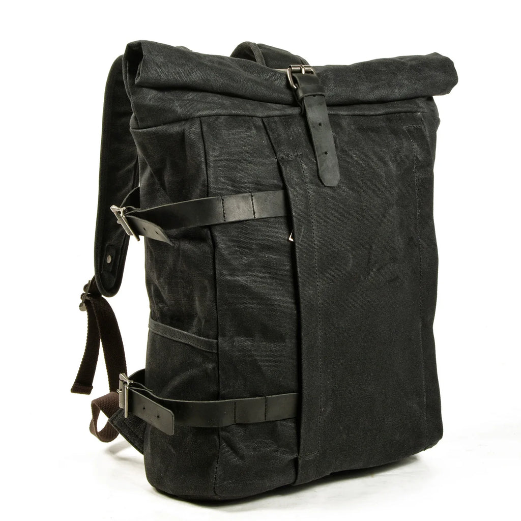 Outdoor backpack leisure fashion trend college student bag computer bag men's motorcycle backpack tide female mountaineering bag