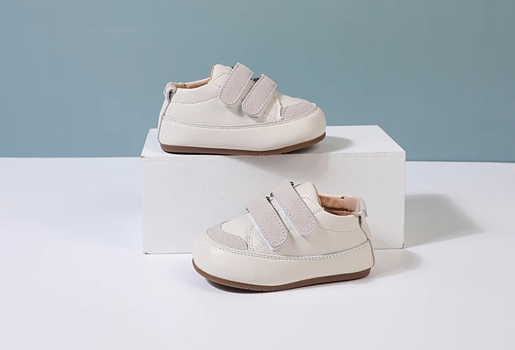 0-5 Years New Baby Shoes For Boy Leather Toddler Children Barefoot Shoes Soft Sole Outdoor Kids Tennis Fashion Girls Sneakers