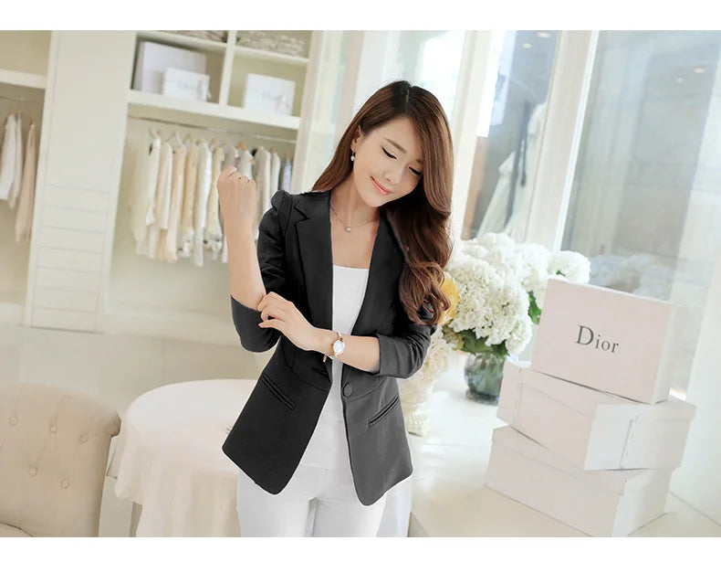 Casual Slim Blazers Jack Jacket Office