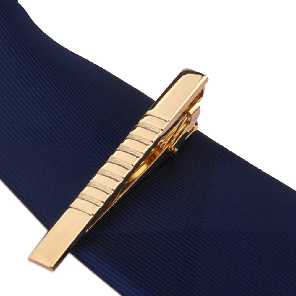 Men Metal Alloy Tie Clip Clamp Necktie Bar Clasp Wedding Bridegroom Business Fashion Formal Gifts