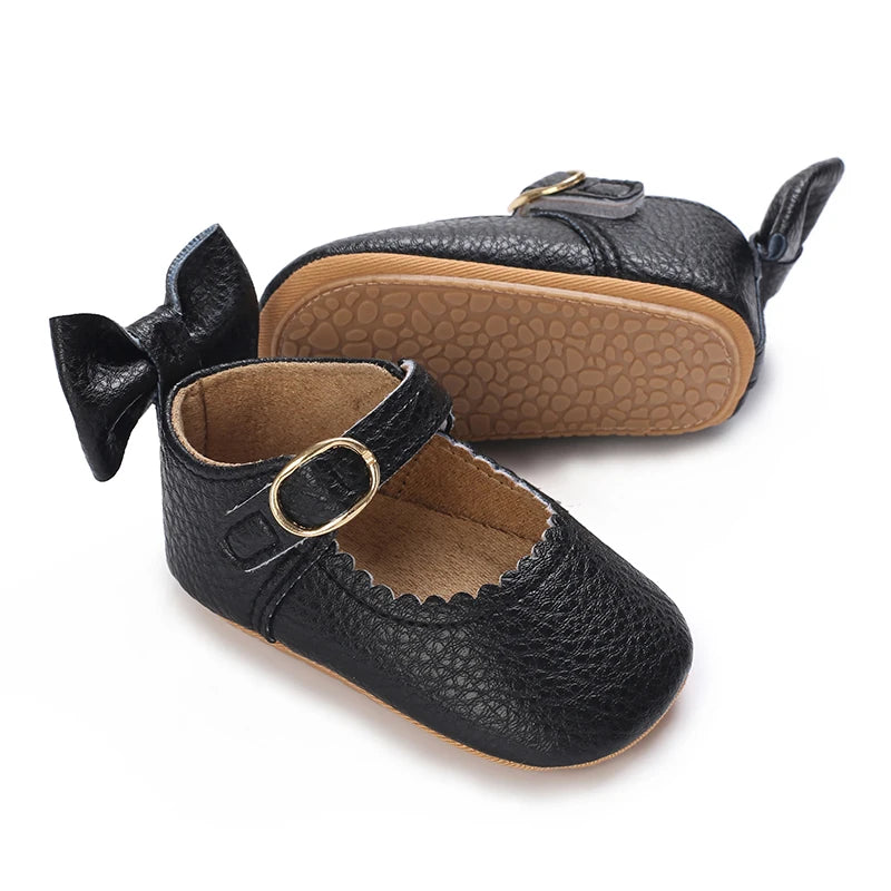 Cute White Lace Baby Girl Princess shoes  Baby Moccasins Moccs Shoes Bow Fringe Rubber Soled Non-slip Footwear Crib Shoes
